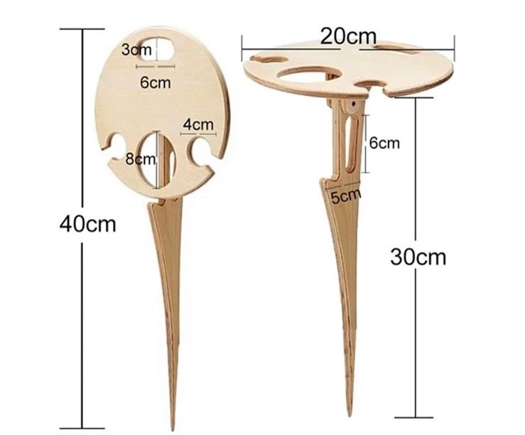 Weintisch Weinregal Holztisch Mini Gartentisch klappbar Neu in Gütersloh