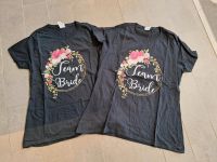 2 T Shirts Team Bride schwarz Hochzeit Gr M & L Rheinland-Pfalz - Herschbach Vorschau