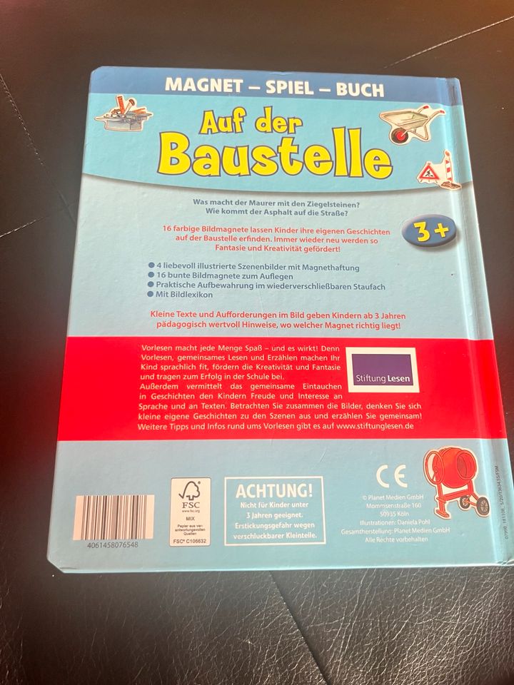 Magnet Spielbuch Auf der Baustelle in Fischach