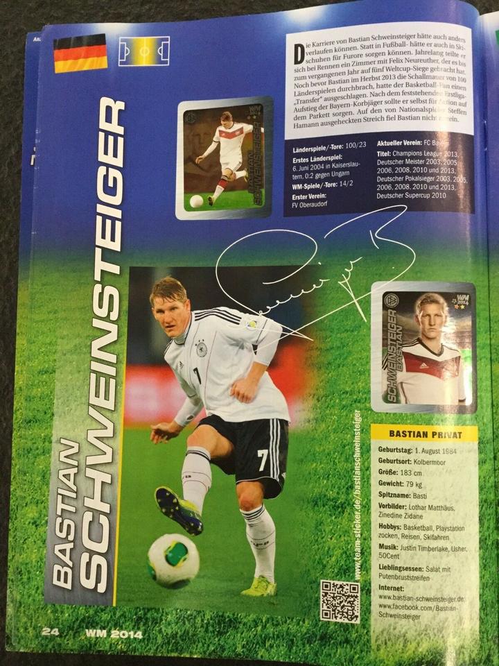 Sticker Album - duplo hanuta kinder - STARS WM 2014 - dfb Fußball in Bekond
