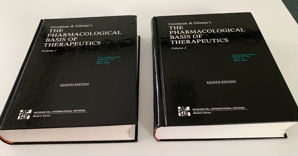 Goodman &Gilman The Pharmacological Basis of Therapeutics 2 Books in Gelsenkirchen