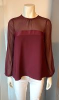 Zara Bluse Chiffon Satin Bordeaux Gr. S Neu Bayern - Haibach Unterfr. Vorschau