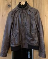 Lederjacke ESPRIT Gr. 38 schokobraun Hessen - Guxhagen Vorschau