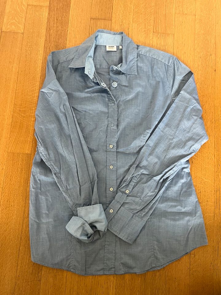 Caliban Bluse jeansoptik tailliert Gr. 46 in Berlin