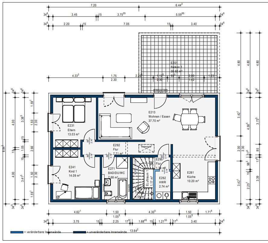 Generation 1V2 ein durchdachtes Raumwunder für große Familien oder mit Einliegerwohnung in Dornum