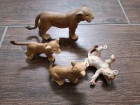 SCHLEICH Löwin mit 3 Löwenbabys, Tierfiguren, Sammlungsauflösung Niedersachsen - Vechta Vorschau