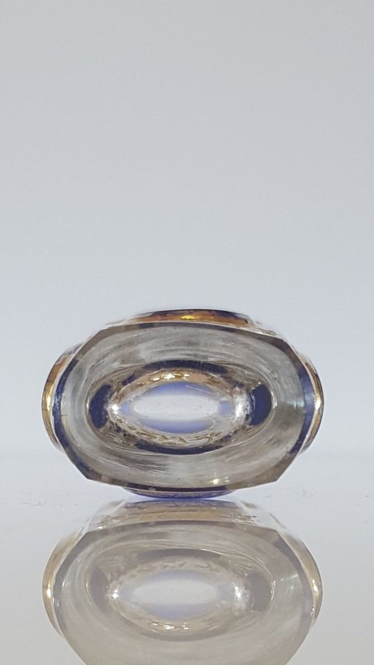 LUDWIG MOSER "Cabochon" seltenes Historismus Likörglas um 1870 in Gotha