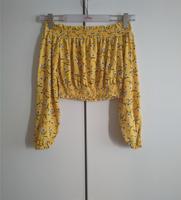Schulterfreie Bluse - gelb - Gr. 34/XS Bayern - Schweinfurt Vorschau