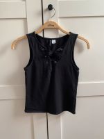 Shirt/ Top in schwarz mit Schnürung, H&M, XS/34 Thüringen - Worbis Vorschau