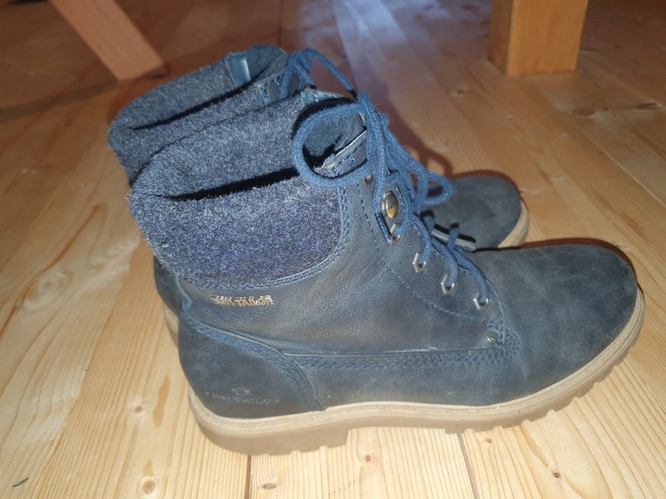 Damen Boots blau Tom Tailor Gr40 in Wüstheuterode