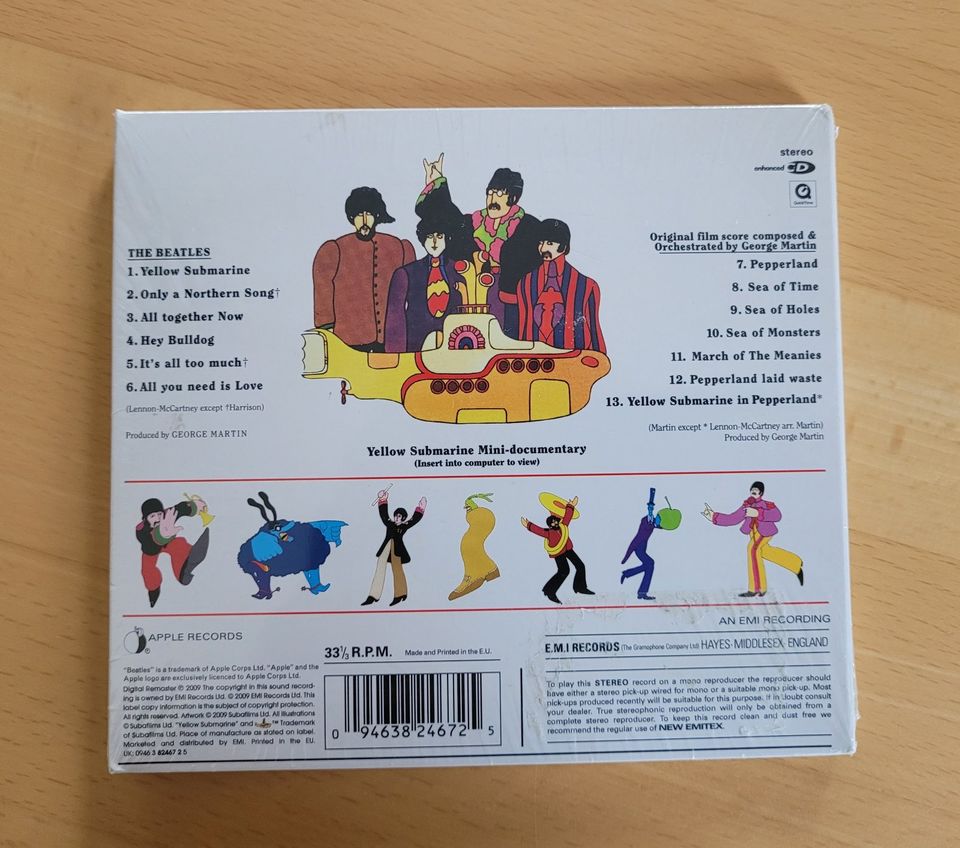 CD - The Beatles - Yellow Submarine - Neu - OVP in Schaafheim