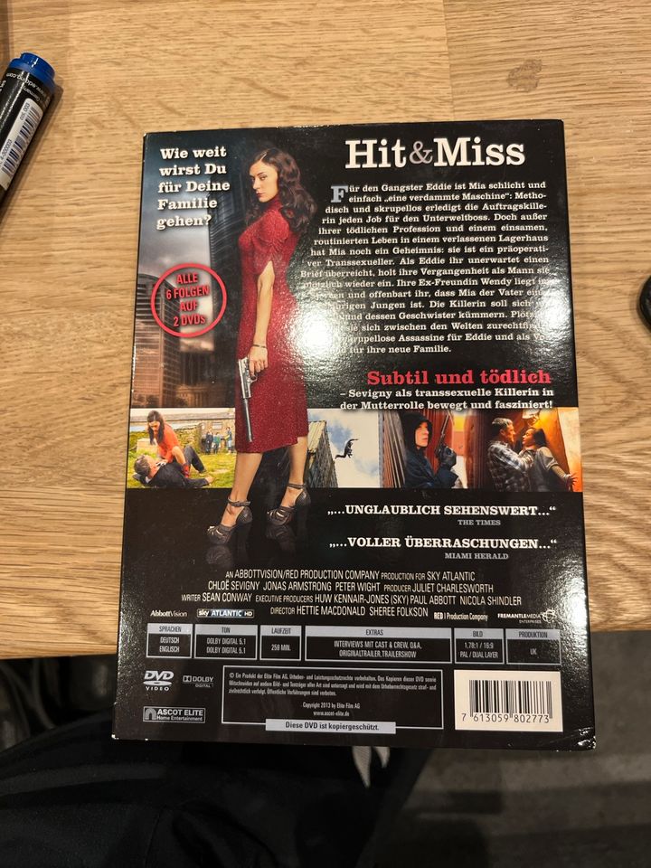 Hit and Miss dvd komplette Serie in Uelzen