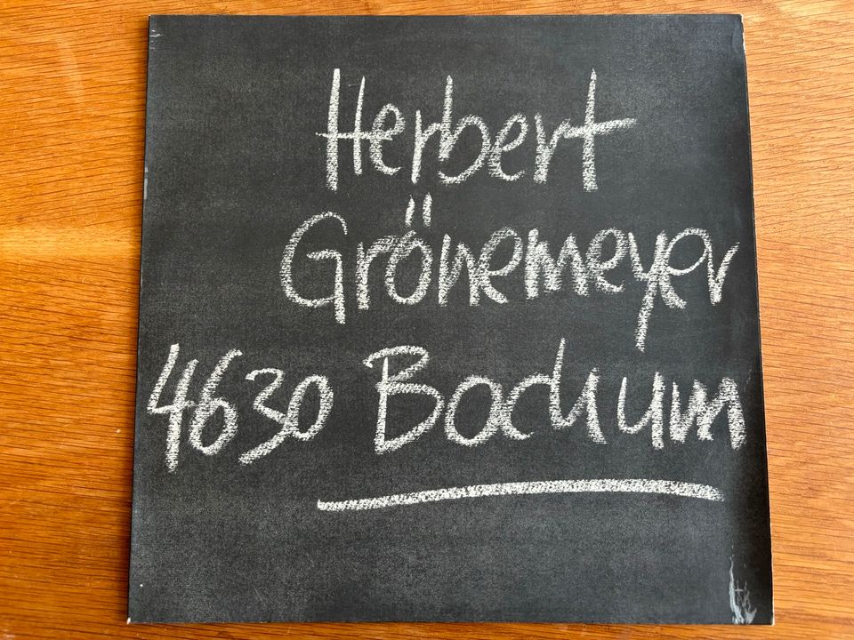 Schallplatte, Herbert Grönemeyer Bochum in Hamburg