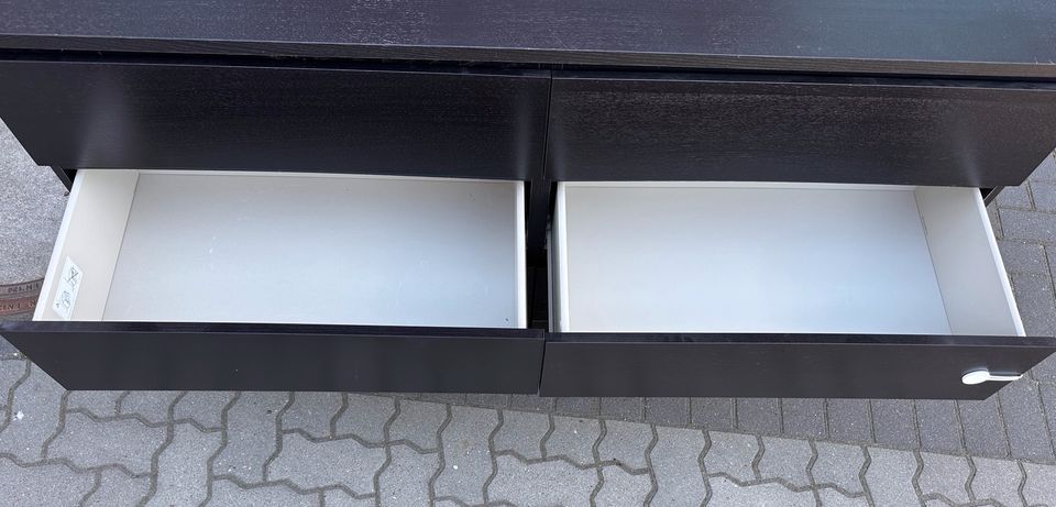 MALM Kommode mit 6 Schubladen, schwarz, 160x78 cm in Hamburg