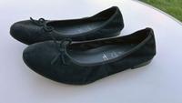 Ballerinas Gr. 40 von Tamaris in schwarz (Rauhleder) Baden-Württemberg - Filderstadt Vorschau