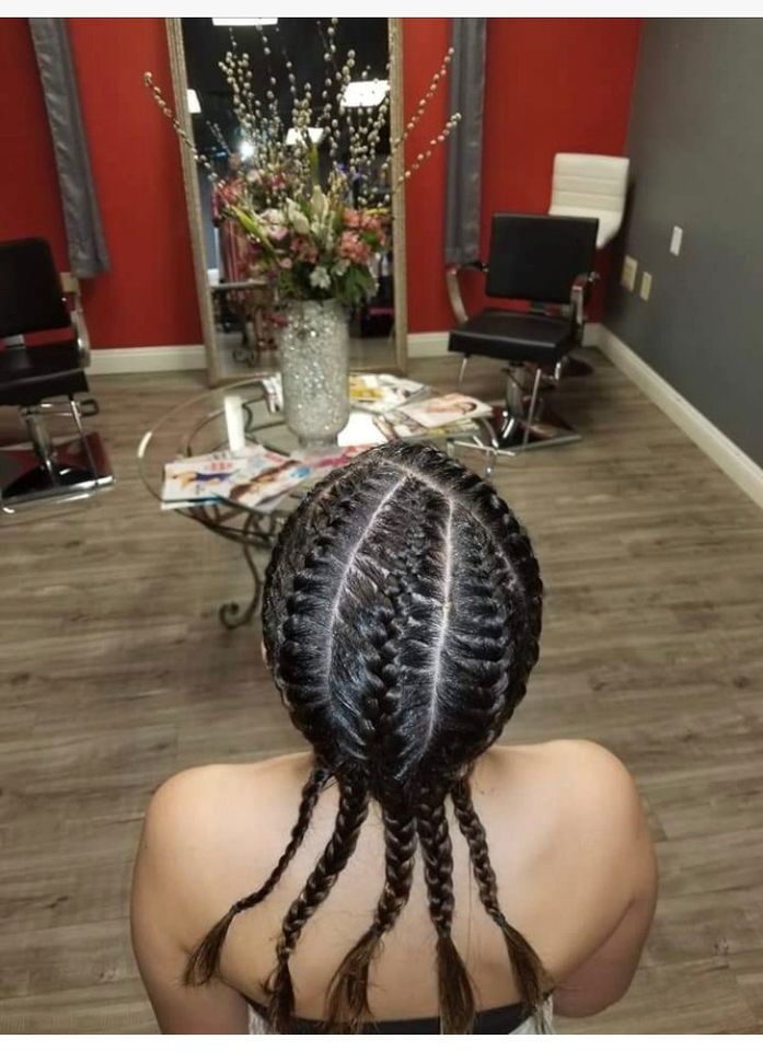 Conrows, Rastas, Open Braids, Dutch ,crochet Braid, Zöpfe in Berlin