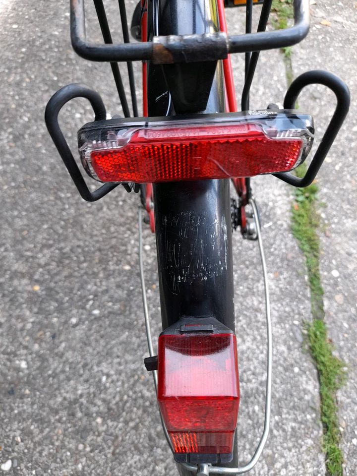 Peugeot Neuilly vintage Fahrrad Halbrenner Damenrad Rot in Niederkassel