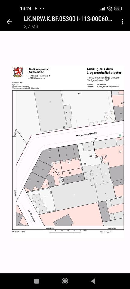 Eigentumswohnung mit Doppelgarage in Zentrum -Barmen in Wuppertal