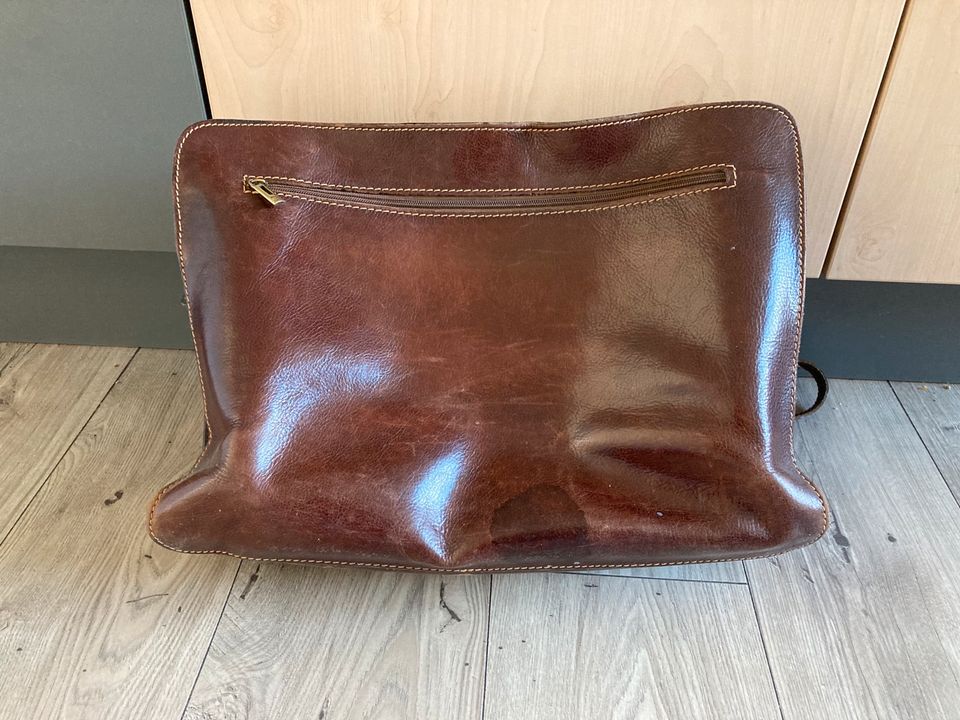 Aktentasche Schultasche aus Leder Vintage in Osnabrück