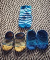 Kuschelsocken Set 3 Paar Hüttenschuhe Hausschuhe DM Pusblu 27-30 Hessen - Glauburg Vorschau