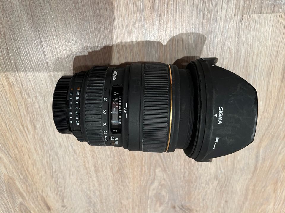 Sigma Objektiv 24-70mm 2.8  DG EX Nikon in Rodgau