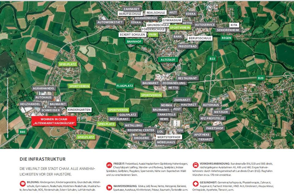 Moderne Doppelhaushälfte nahe Cham/Haidhäuser Stadtvilla 2.0 in Cham