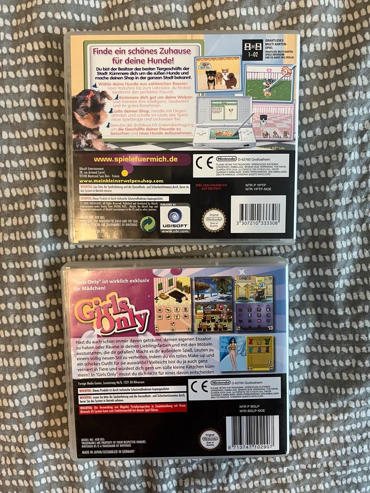 Mein kleiner Welpenshop / Girls Only - NintendoDS (inkl. Versand) in Traben-Trarbach