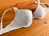 H&M Bikini Oberteil 75 C 40 L weiss Push up Berlin - Zehlendorf Vorschau