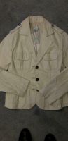 Tchibo Lederblazer Lederjacke Echt Leder in beige Used Look Gr.38 Bayern - Karlshuld Vorschau