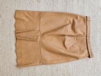 Set Rock Leder knielang xs/34 beige München - Schwabing-West Vorschau