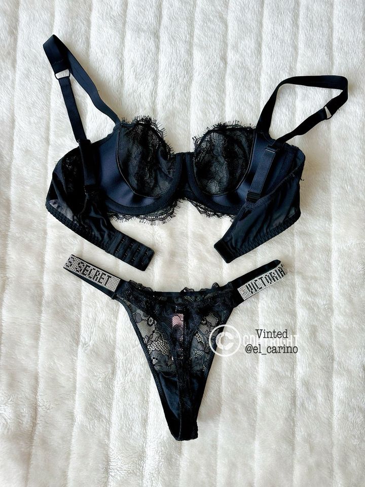 Victoria's Secret VS *Shine Strap* Unterwäsche Set Dessous Spitze in Koblenz