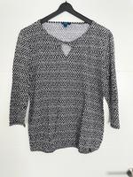 Tom Tailor 3/4-ärmeliges Shirt für Damen Gr. L schwarz-weiß Niedersachsen - Wolfsburg Vorschau