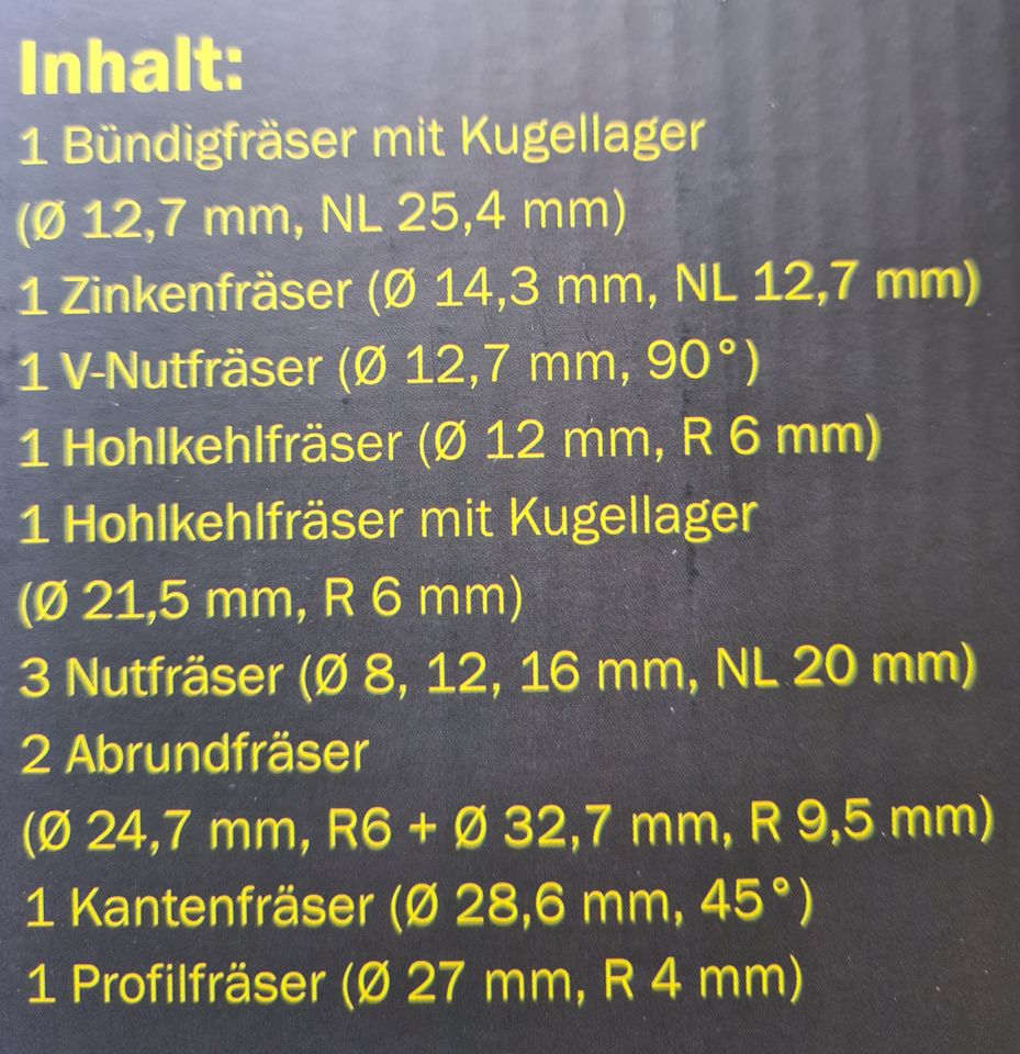 FAMAG HM-Fräser-Satz "PROFI-line" 12 tlg. - NEU in Leipzig