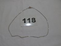 Kette Halskette silberfarbig  -  41cm - 2g  - getragen  # 118 Nordrhein-Westfalen - Hamm Vorschau