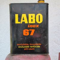 Alte leere LABO INOX 67 Öldose Motor Oil Motoröl Bayern - Memmingen Vorschau