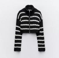 Gestreifte Cropped Strickjacke Zara Neu Berlin - Biesdorf Vorschau