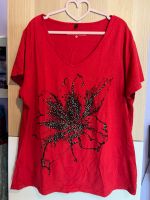 Rotes Shirt mit Aufdruck neuwertig Größe 48/50 Bayern - Cadolzburg Vorschau