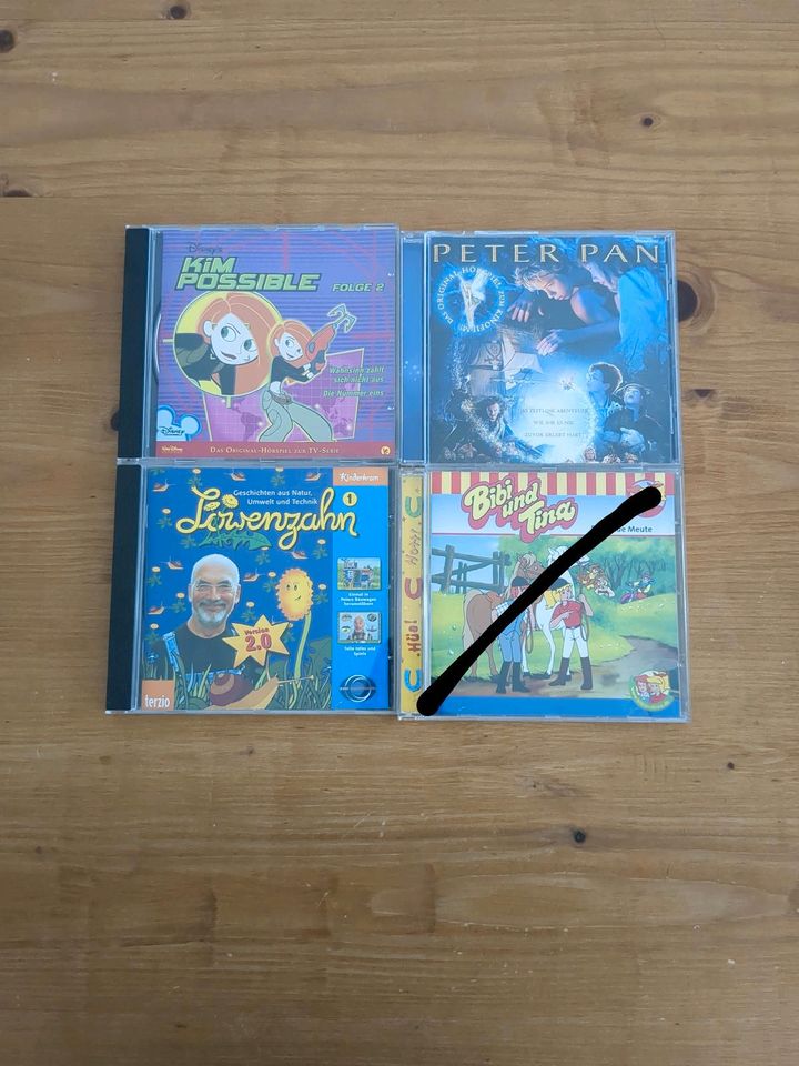 Kassetten/CD Disney, Peter Pan, Kim Possible, Löwenzahn in Springe