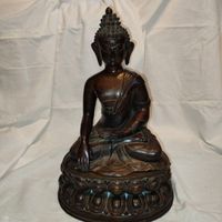 Buddha auf Lotus - Figur aus Kupfer  - Feng Shui, Buddhismus Hessen - Grünberg Vorschau