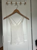 Weißes Tank Top / Crop Top mit gekreuzten Trägern - SHEIN, Gr. XS Bayern - Affing Vorschau