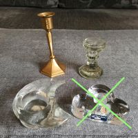 Kerzenhalter Leonardo Arzberg Glas Messing Porzellan Glasschalen Niedersachsen - Ahnsen Vorschau