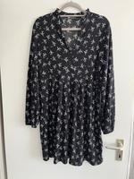 Zara Kleid Größe L schwarz mit weißen Details Dortmund - Brackel Vorschau