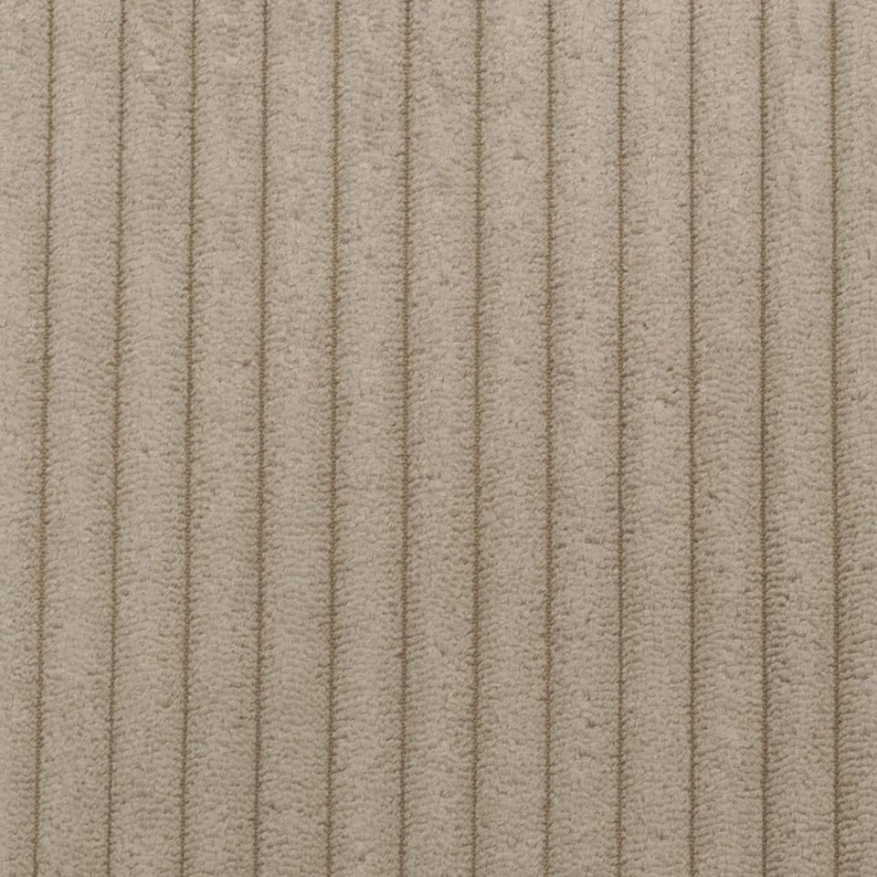 Kleines Ecksofa Cord Dunkel Beige Schlaffunktion Federkern 241cm in Köln
