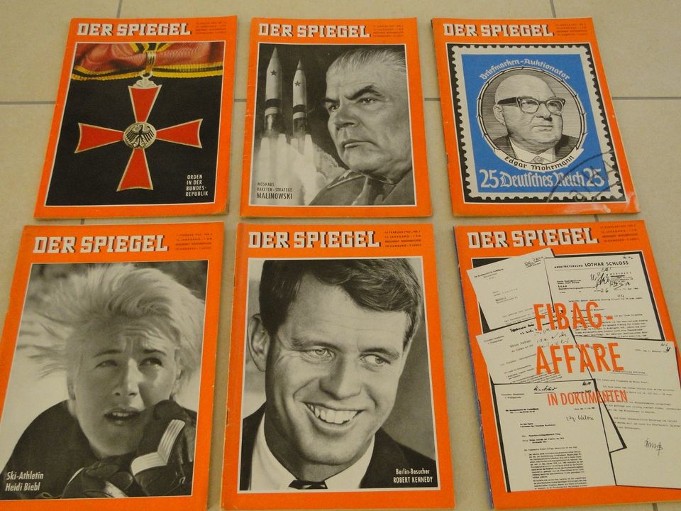 DER SPIEGEL 1955 bis 1963 1965 bis 1967, bei 10 Heften 5 € / Heft in Coesfeld