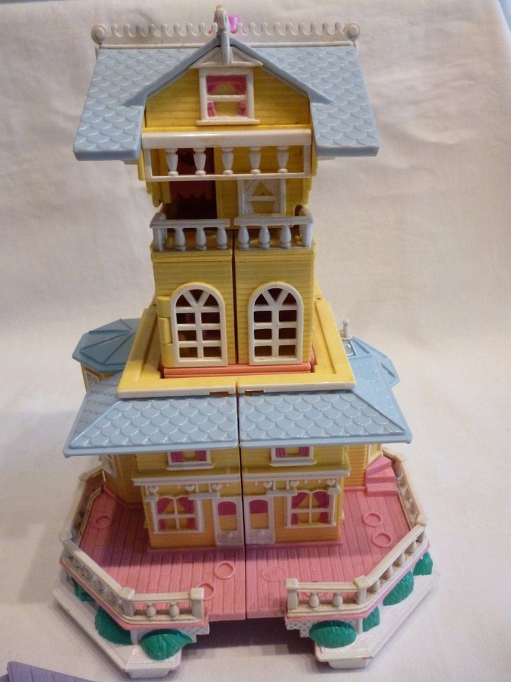 Polly Pocket Mini Villa Pollyville Pop up Party Vintage 1995 in Haan