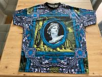 ASOS Kurzarm-Shirt Tshirt griechisch antike Büsten blau lila S Berlin - Marzahn Vorschau