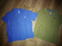 2x neue Poloshirts Gr.110,116,blau und oliv,maritim,Bio Baumwolle Niedersachsen - Hage Vorschau