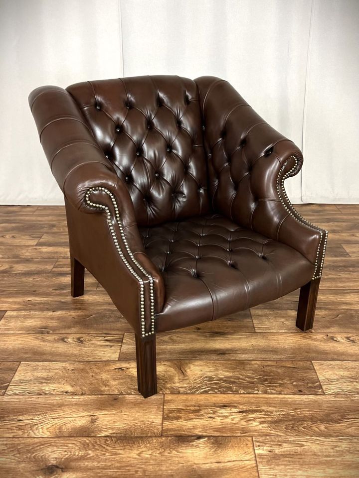 Chesterfield Ledersessel Vintage Sessel Liberty Chair in Hüllhorst