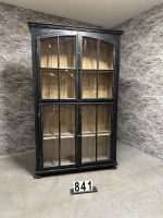 nr.841 Retro schrank/vitrine/glasschrank shabby chic schwarz Niedersachsen - Nordhorn Vorschau