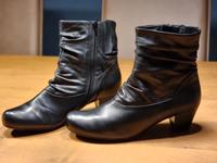 TOP- Gabor Stiefeletten Leder schwarz Hessen - Wöllstadt Vorschau